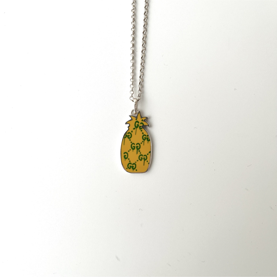 GUCCI - 美品 グッチ ゴースト パイナップル ネックレス GUCCI - 美品 グッチ ゴースト パイナップル ネックレス