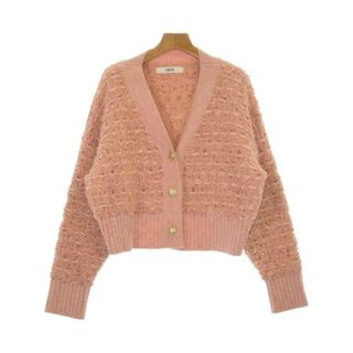 fur fur - FURFUR ファーファー カーディガン F ピンク 【古着 fur fur - FURFUR ファーファー カーディガン F ピンク 【古着