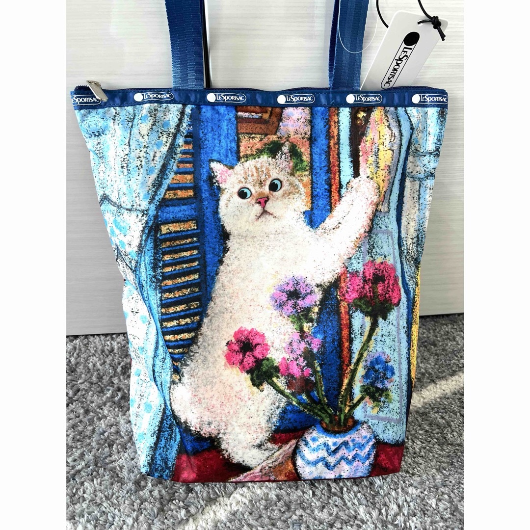 LeSportsac - レスポートサック NEWNEW 猫柄 トートバッグの通販 LeSportsac - レスポートサック NEWNEW 猫柄 トートバッグの通販