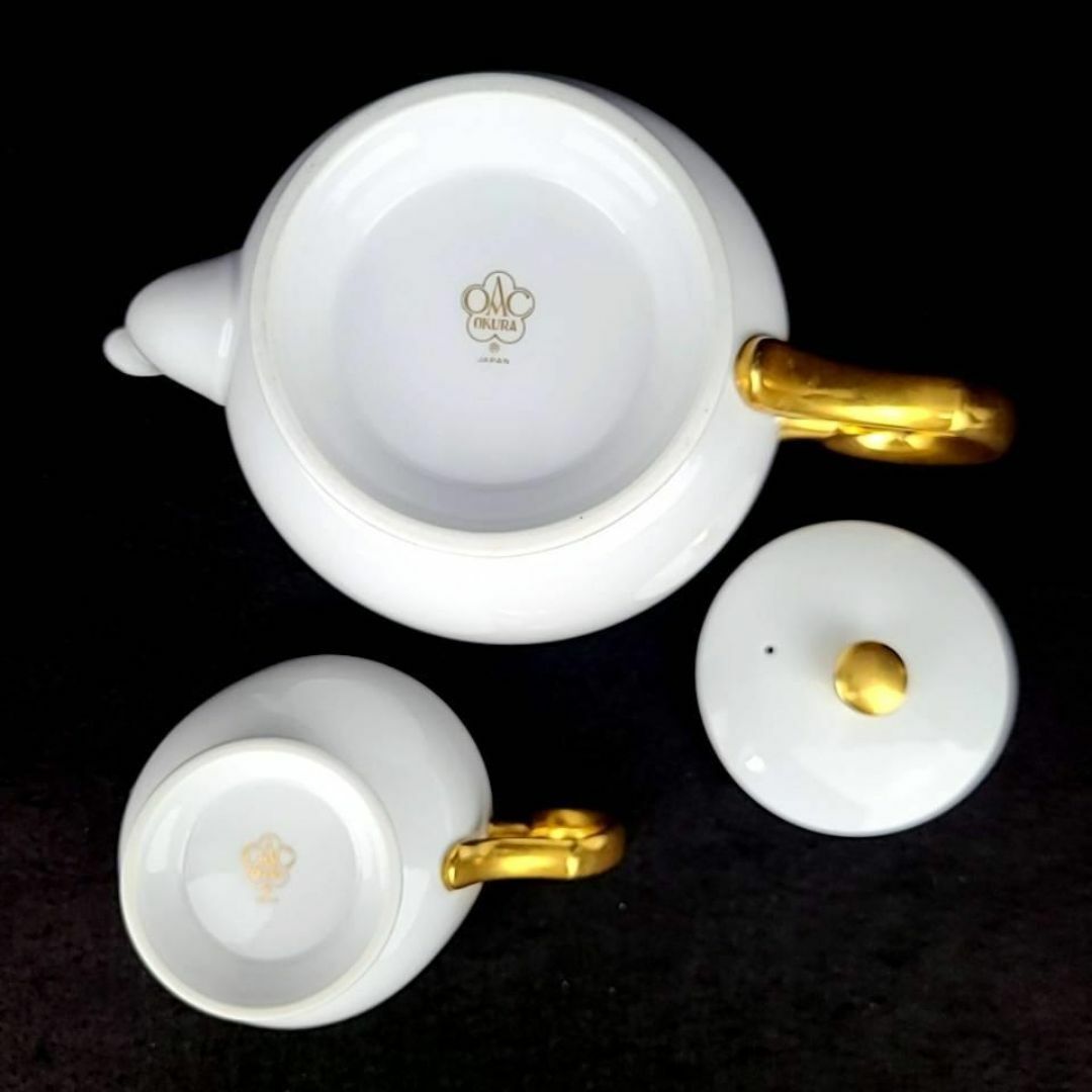 大倉陶園 - ♪良品♪大倉陶園 ゴールドライン ティーポット 大倉陶園 - ♪良品♪大倉陶園 ゴールドライン ティーポット