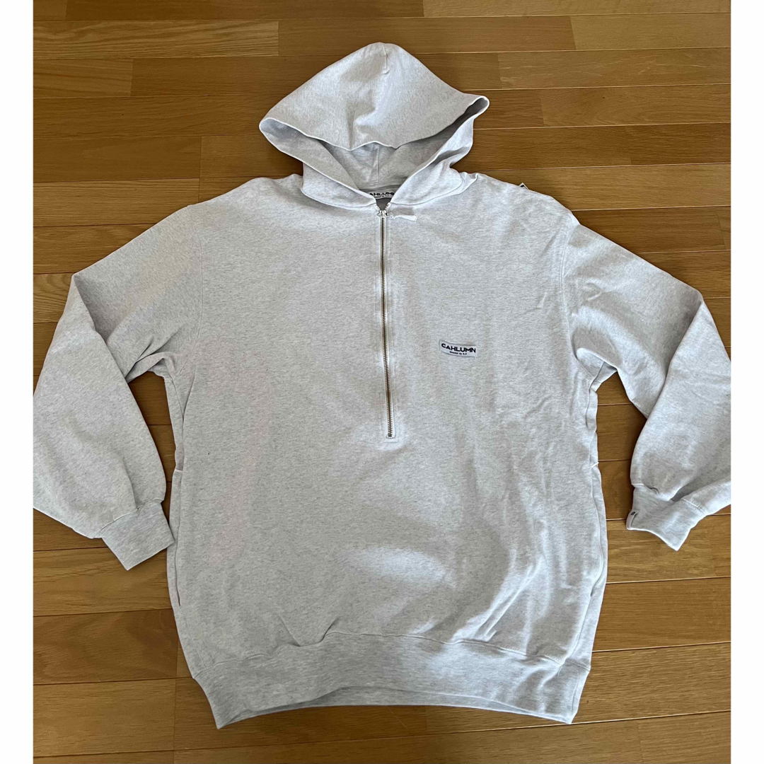 FREAK'S STORE(フリークスストア)のCAHLUMN カウラム ジップパーカー ライトグレー M メンズのトップス(パーカー)の商品写真