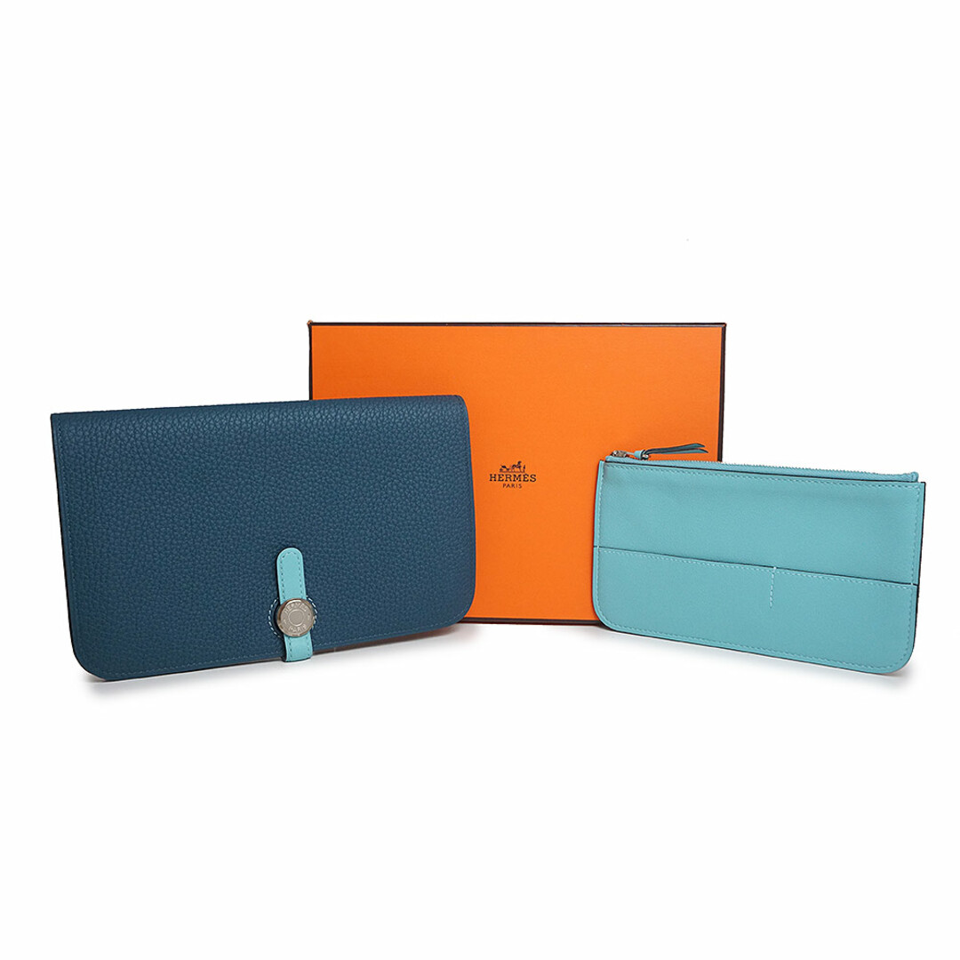 HERMES - エルメス ドゴン デュオ GM 二つ折り長財布 トゴ HERMES - エルメス ドゴン デュオ GM 二つ折り長財布 トゴ