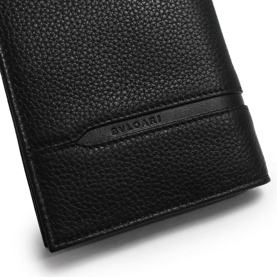 BVLGARI - ブルガリ オクト 二つ折り長財布 カーフスキン レザー BVLGARI - ブルガリ オクト 二つ折り長財布 カーフスキン レザー