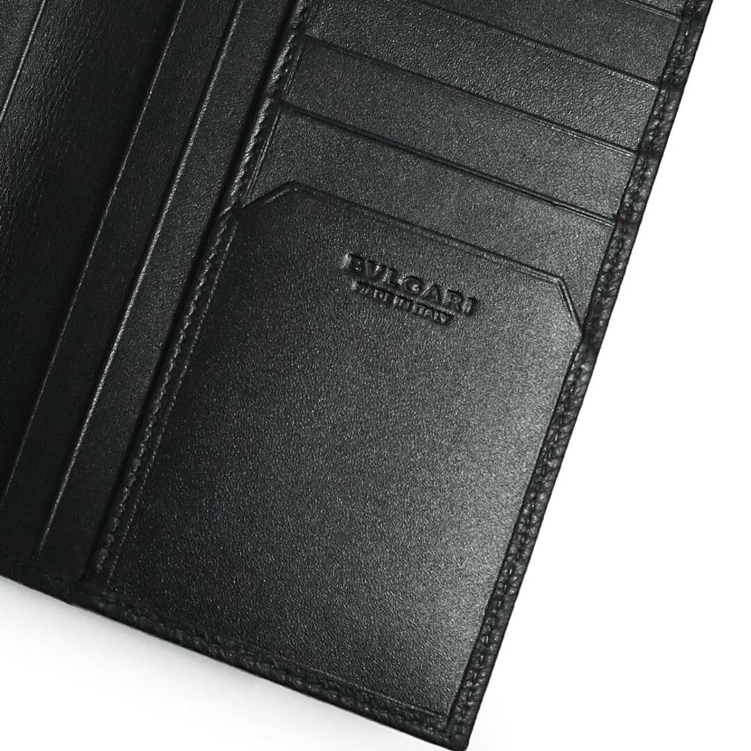 BVLGARI - ブルガリ オクト 二つ折り長財布 カーフスキン レザー BVLGARI - ブルガリ オクト 二つ折り長財布 カーフスキン レザー
