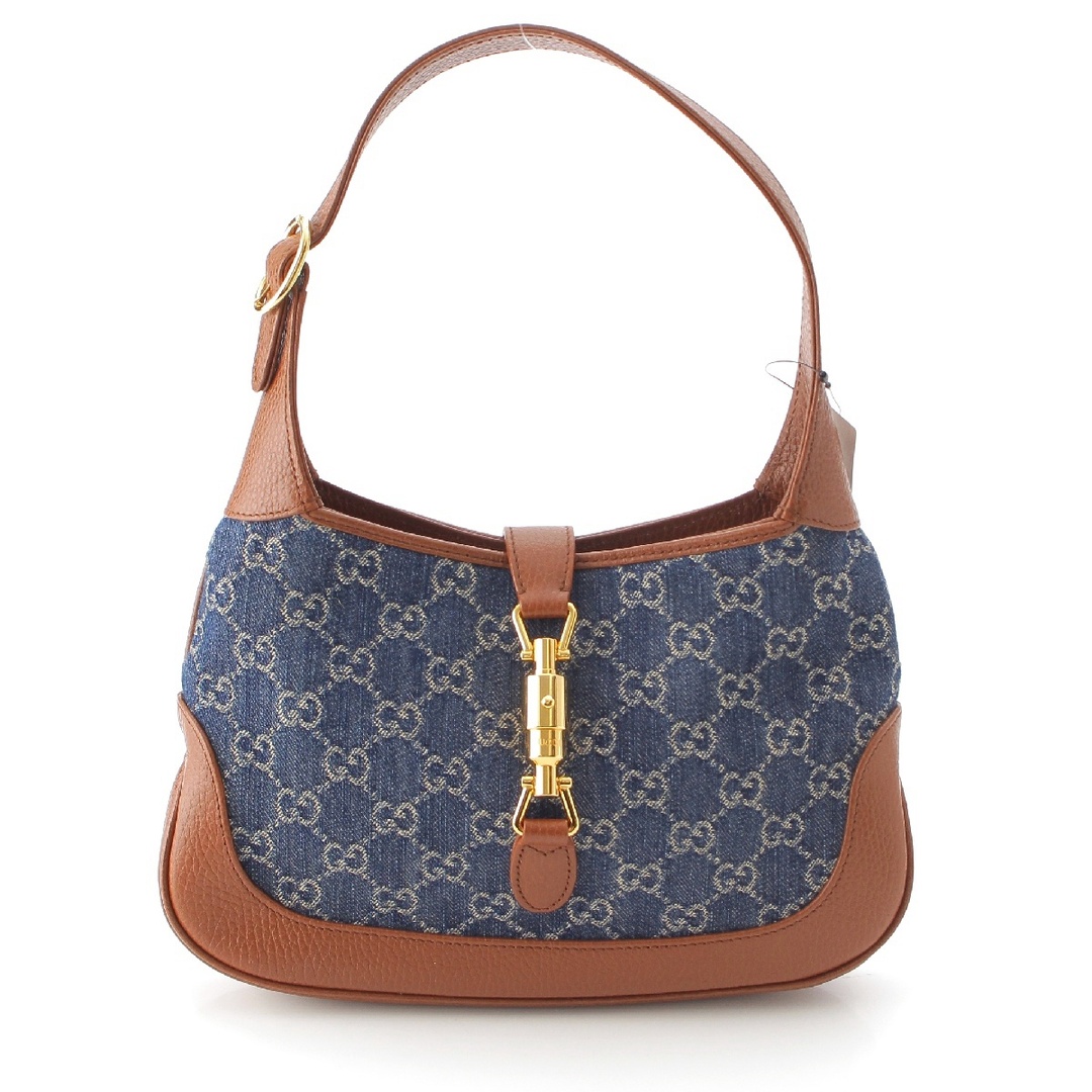 GUCCI - グッチ ジャッキー 1961 スモール GG柄 デニム レザー GUCCI - グッチ ジャッキー 1961 スモール GG柄 デニム レザー