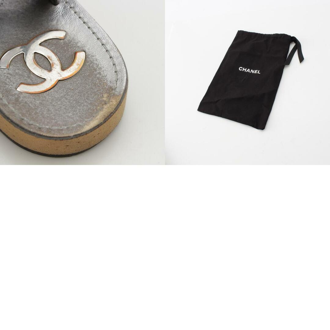 CHANEL - シャネル レザー ココマーク チェーンベルト CHANEL - シャネル レザー ココマーク チェーンベルト