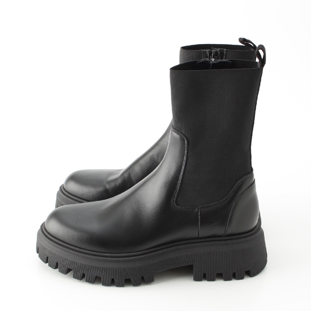 MONCLER - モンクレール enfant boots アンファンブーツ レザー MONCLER - モンクレール enfant boots アンファンブーツ レザー