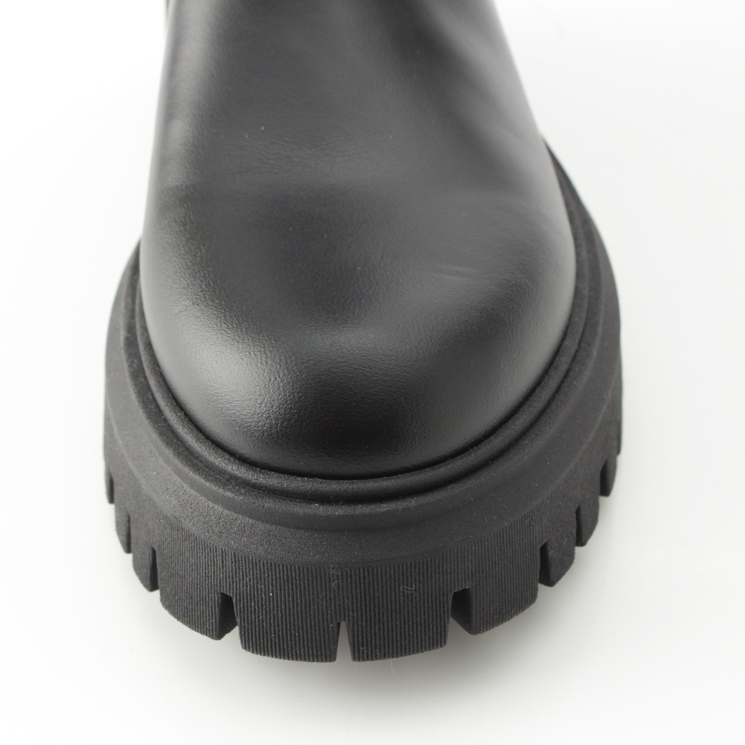 MONCLER - モンクレール enfant boots アンファンブーツ レザー MONCLER - モンクレール enfant boots アンファンブーツ レザー
