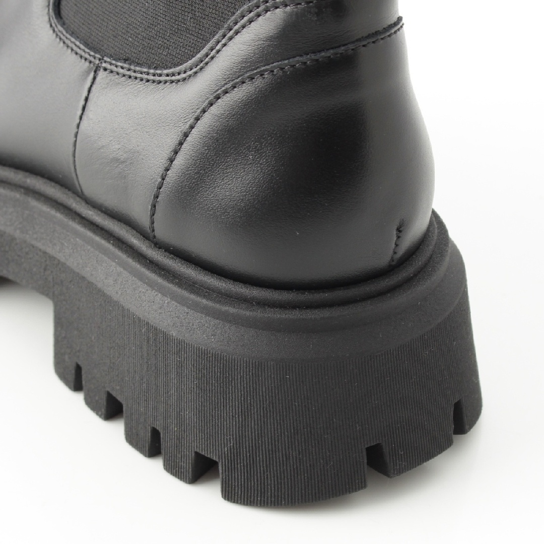 MONCLER - モンクレール enfant boots アンファンブーツ レザー MONCLER - モンクレール enfant boots アンファンブーツ レザー