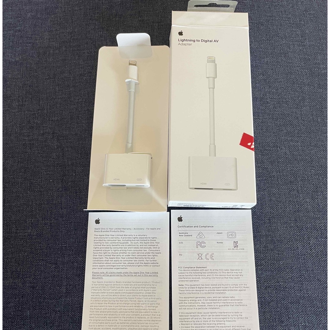 Apple - Apple アップル純正 Lightning Digital AVの通販 by 僕 Apple - Apple アップル純正 Lightning Digital AVの通販 by 僕