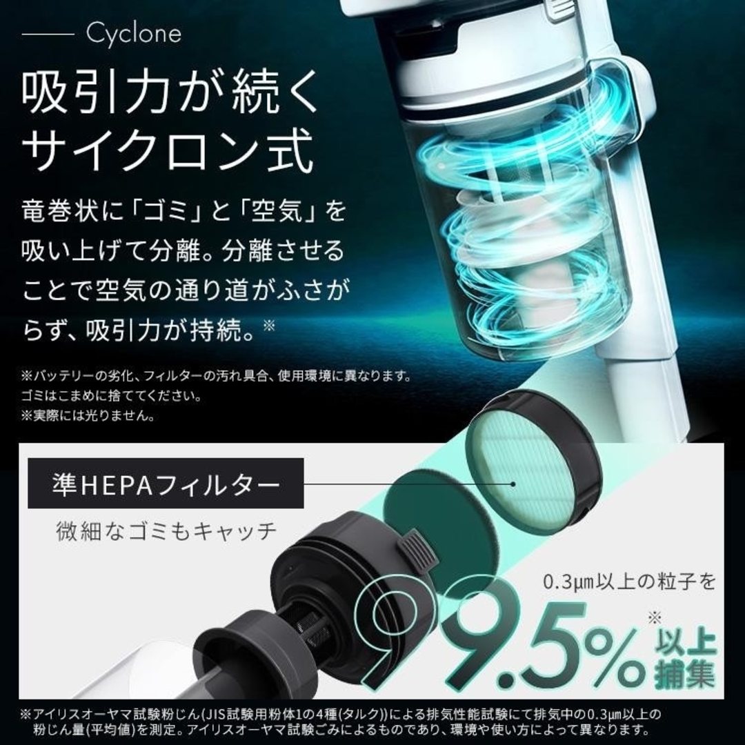 消費税無し アイリスオーヤマ - 未使用 新品 アイリスオーヤマ コードレス 掃除機・クリーナー