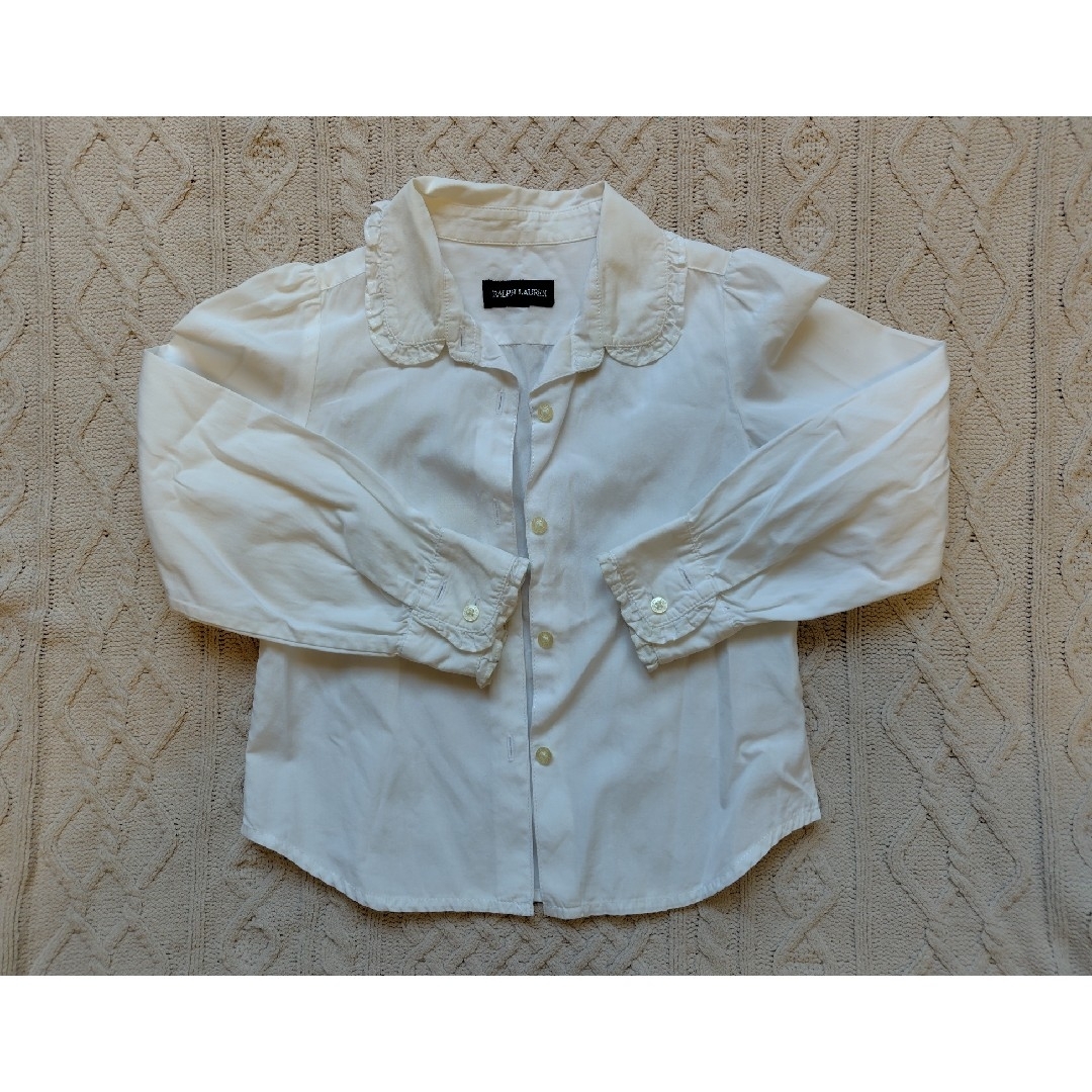 Ralph Lauren - sale♡ラルフローレン フリル ブラウス 110cmの Ralph Lauren - sale♡ラルフローレン フリル ブラウス 110cmの