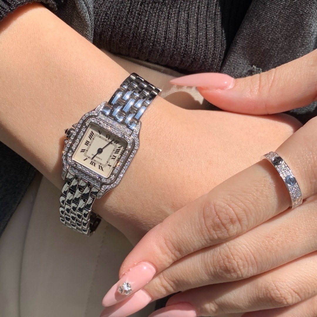 Cartier - 【仕上済】カルティエ パンテール SM SS 2重ダイヤ SS Cartier - 【仕上済】カルティエ パンテール SM SS 2重ダイヤ SS