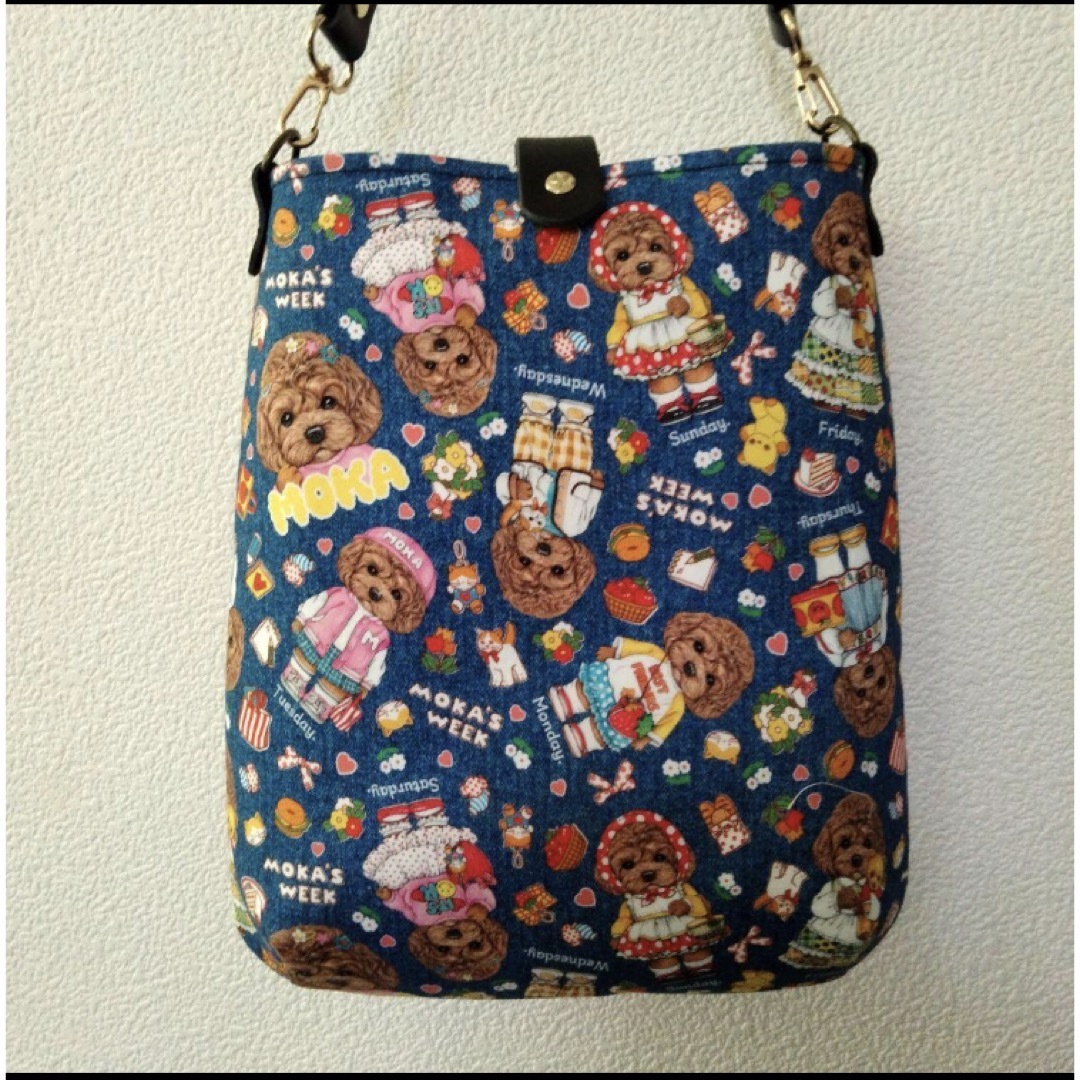 コヤンイサムチョン☆プードル☆モカ☆縦長ワンショルダーバッグ コヤンイサムチョン☆プードル☆モカ☆縦長ワンショルダーバッグ