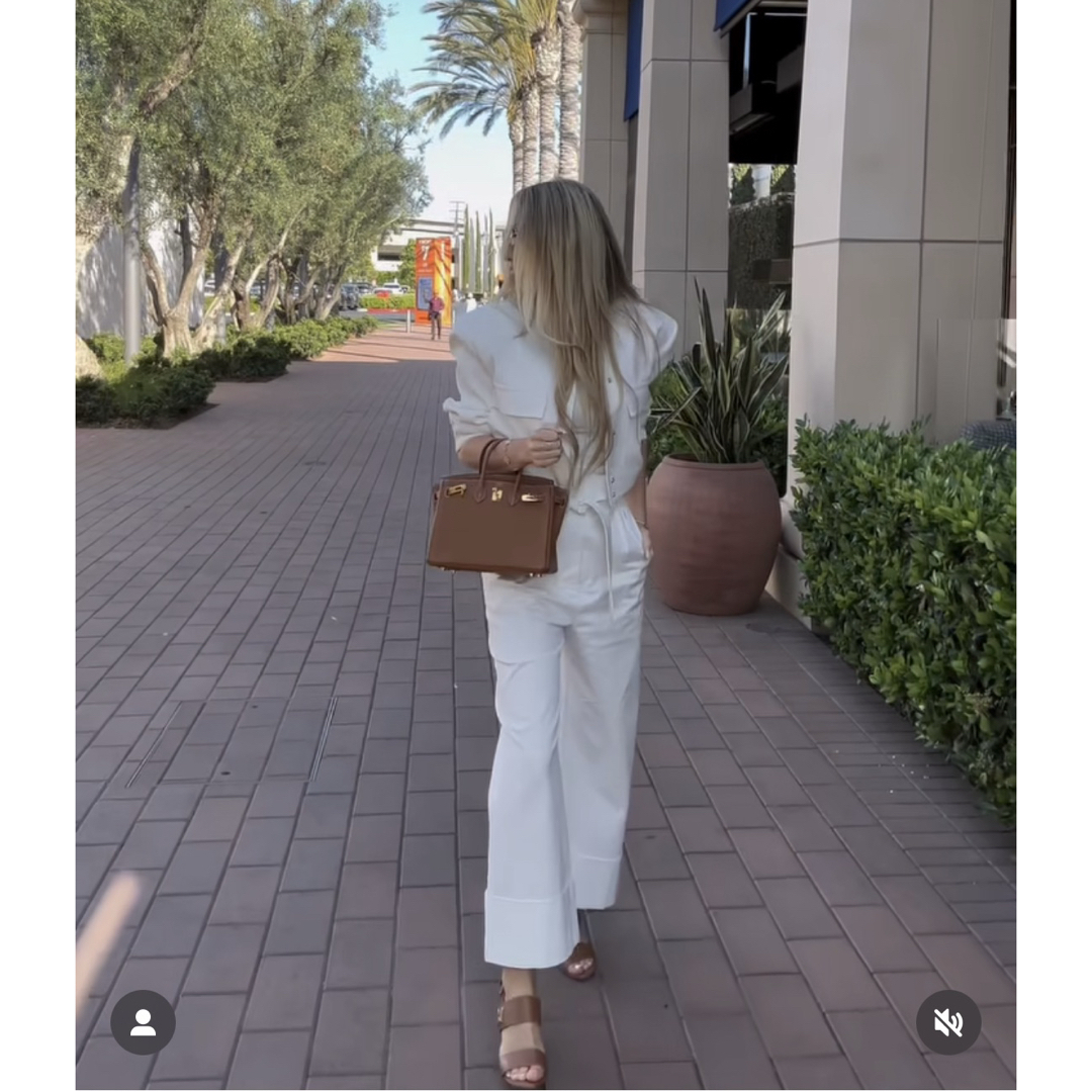 Max Mara - マックスマーラ コットンギャバジン ワイドパンツ 34 Max Mara - マックスマーラ コットンギャバジン ワイドパンツ 34