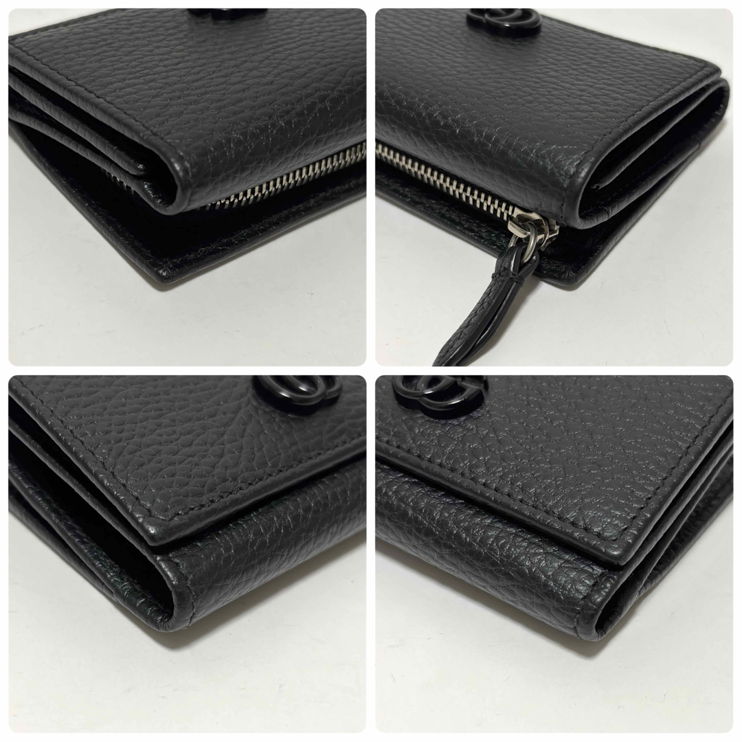 GUCCI - 174✨ほぼ新品✨GUCCI グッチ 折り財布 GGマーモント GUCCI - 174✨ほぼ新品✨GUCCI グッチ 折り財布 GGマーモント