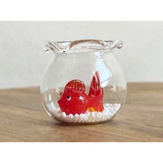 【新品】ガラスの金魚セット(置物)