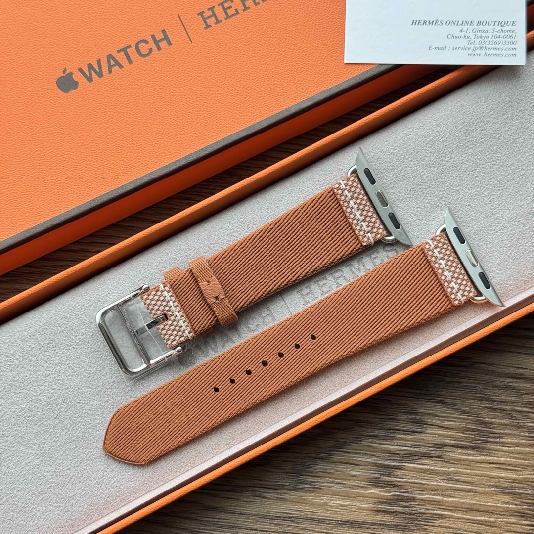Apple - 2523 ほぼ未使用 Apple Watch エルメス ゴールド トワル Apple - 2523 ほぼ未使用 Apple Watch エルメス ゴールド トワル