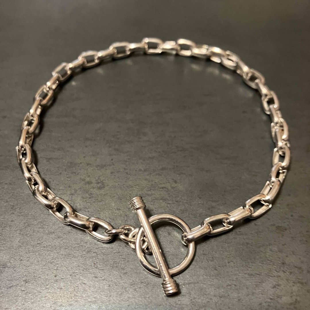 SILVER925 OVAL MANTEL BRACELET/シルバー/ブレスの通販 by よし SILVER925 OVAL MANTEL BRACELET/シルバー/ブレスの通販 by よし