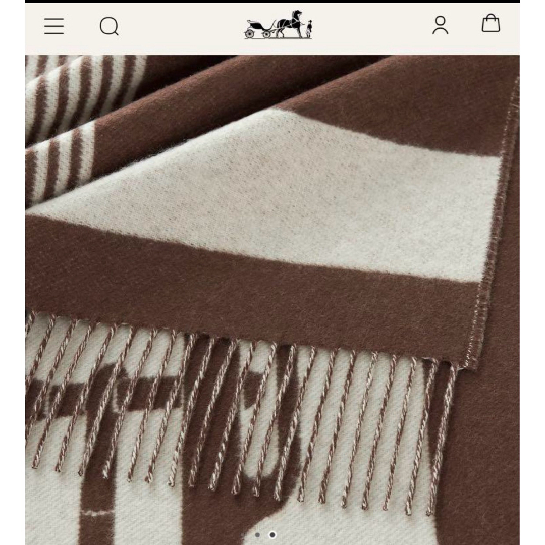 HERMES - エルメス☆カシミヤマフラー 【サングル・ア・ブックル HERMES - エルメス☆カシミヤマフラー 【サングル・ア・ブックル