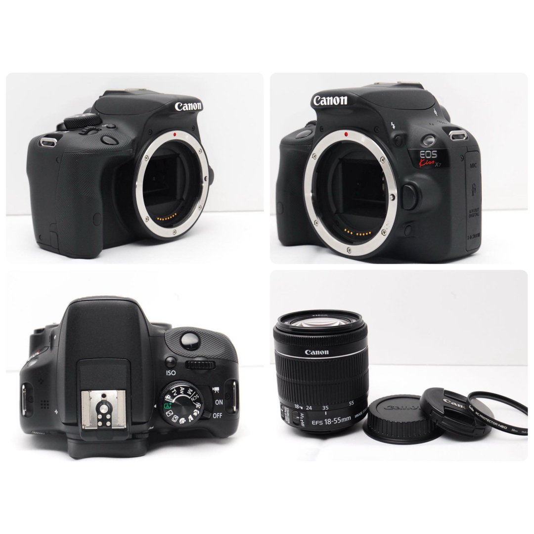 国産品 Canon 手ぶれ レンズキット x7 Kiss EOS 初心者入門✨️Canon - デジタルカメラ