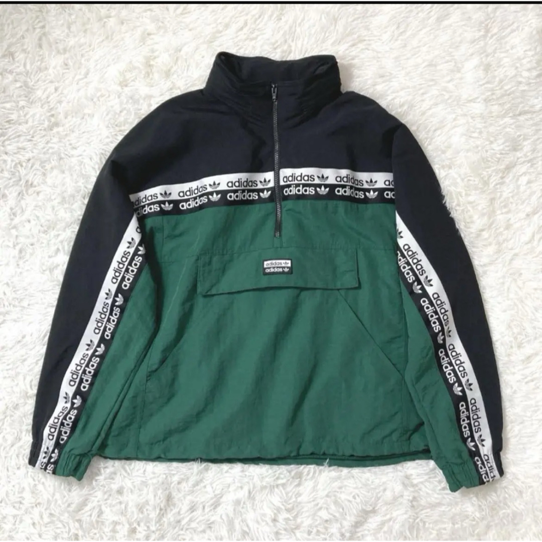 adidas Originals - adidasハーフジップナイロンジャケット adidas Originals - adidasハーフジップナイロンジャケット