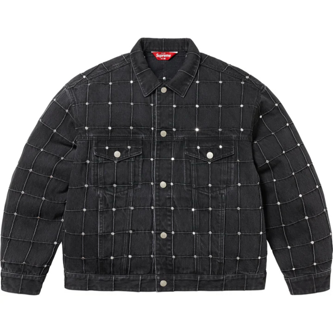 Supreme - 【L】Studded Seam Denim Trucker Jacketの通販 by Da Supreme - 【L】Studded Seam Denim Trucker Jacketの通販 by Da