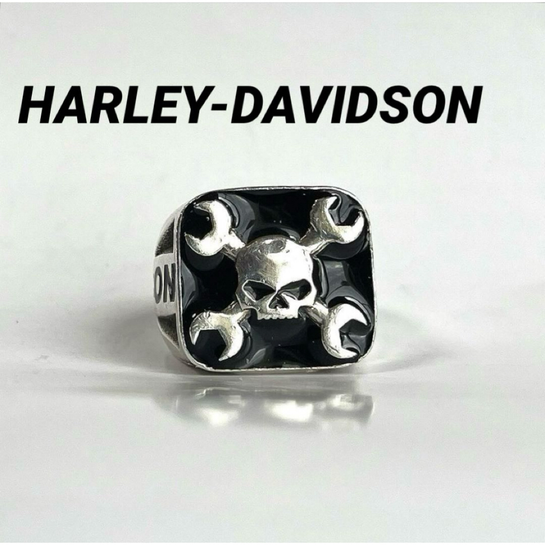 Harley Davidson - ハーレーダビッドソン スカル リング 約19.5 Harley Davidson - ハーレーダビッドソン スカル リング 約19.5