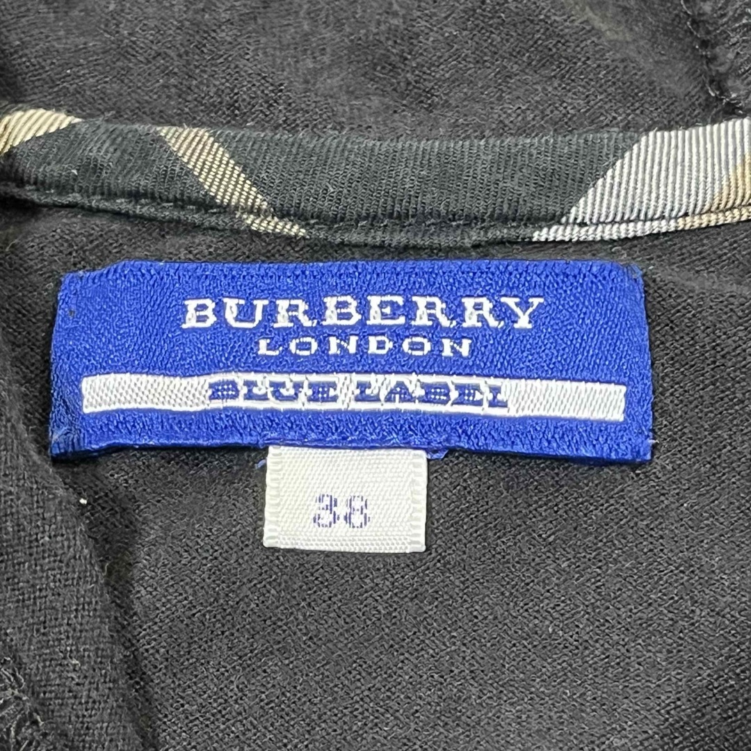 BURBERRY BLUE LABEL - BURBERRY BLUE LABEL フード付き 半袖 BURBERRY BLUE LABEL - BURBERRY BLUE LABEL フード付き 半袖