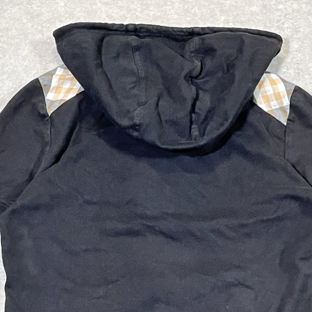 BURBERRY BLUE LABEL - BURBERRY BLUE LABEL フード付き 半袖 BURBERRY BLUE LABEL - BURBERRY BLUE LABEL フード付き 半袖