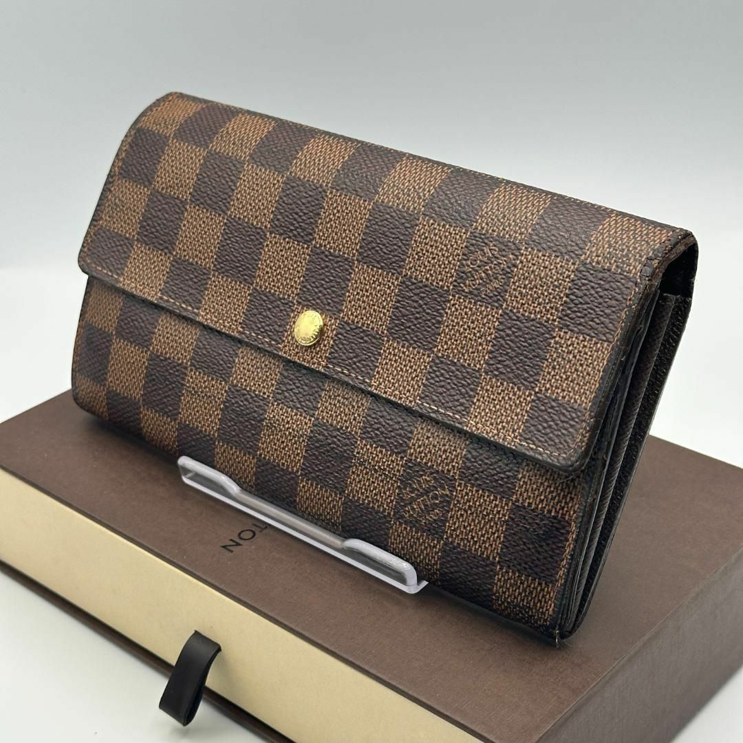LOUIS VUITTON - 【美品】ポルトフォイユ・サラ ダミエ カード10 LOUIS VUITTON - 【美品】ポルトフォイユ・サラ ダミエ カード10