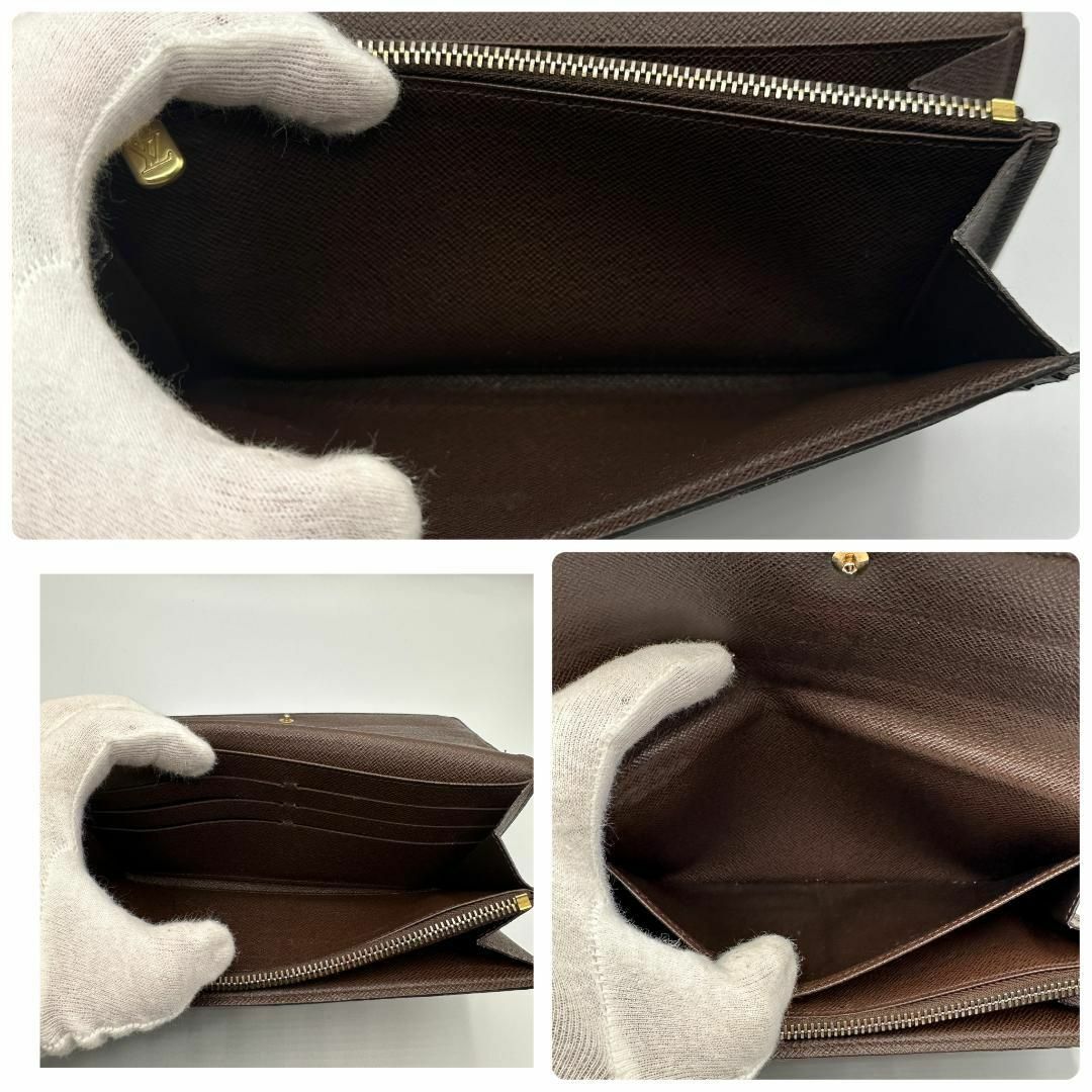 LOUIS VUITTON - 【美品】ポルトフォイユ・サラ ダミエ カード10 LOUIS VUITTON - 【美品】ポルトフォイユ・サラ ダミエ カード10