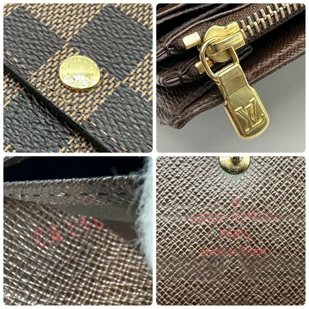 LOUIS VUITTON - 【美品】ポルトフォイユ・サラ ダミエ カード10 LOUIS VUITTON - 【美品】ポルトフォイユ・サラ ダミエ カード10