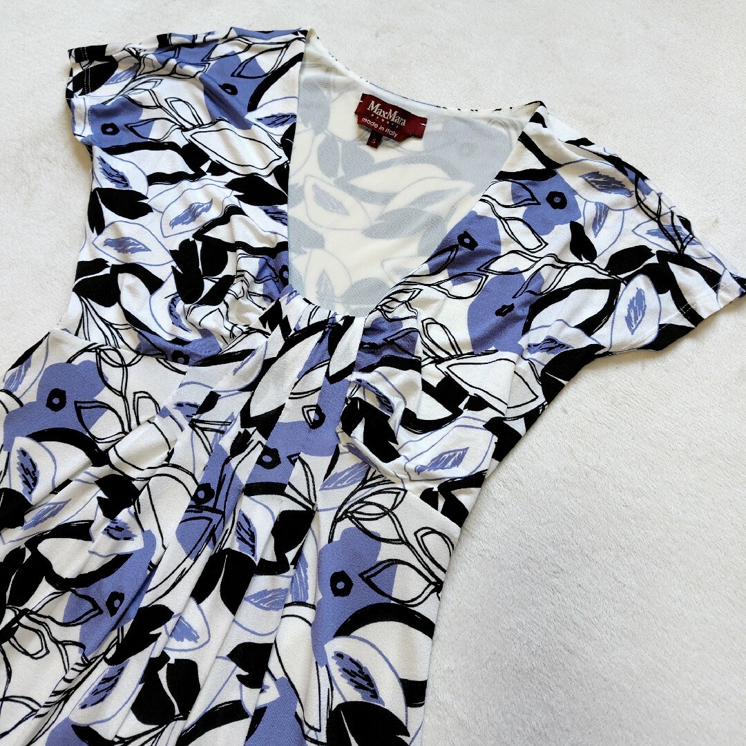 Max Mara - MaxMara STUDIO 花柄ロングワンピース フレア Max Mara - MaxMara STUDIO 花柄ロングワンピース フレア