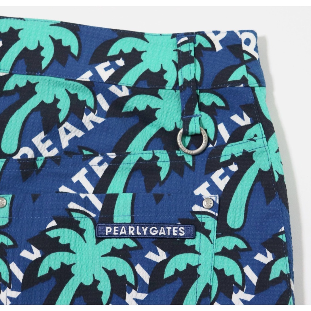 PEARLY GATES - 《パーリーゲイツ》新品 シアサッカー生地 PEARLY GATES - 《パーリーゲイツ》新品 シアサッカー生地