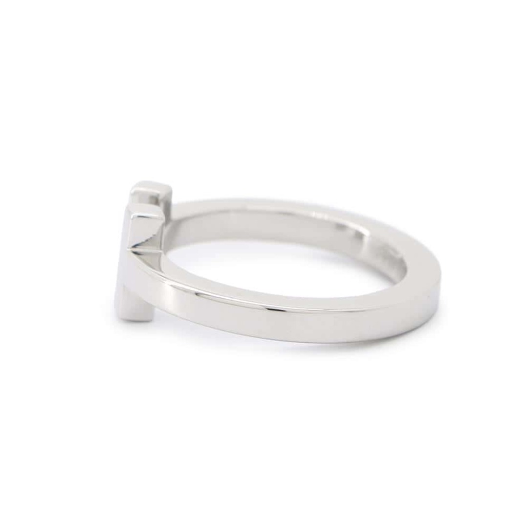Tiffany & Co. - ティファニー リング Tスクエア リング K18WG Tiffany & Co. - ティファニー リング Tスクエア リング K18WG