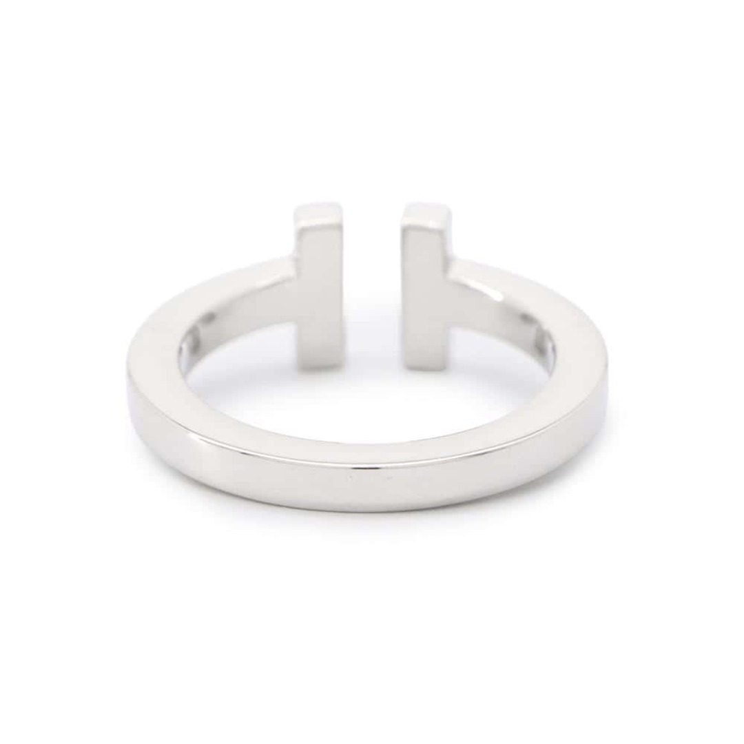 Tiffany & Co. - ティファニー リング Tスクエア リング K18WG Tiffany & Co. - ティファニー リング Tスクエア リング K18WG