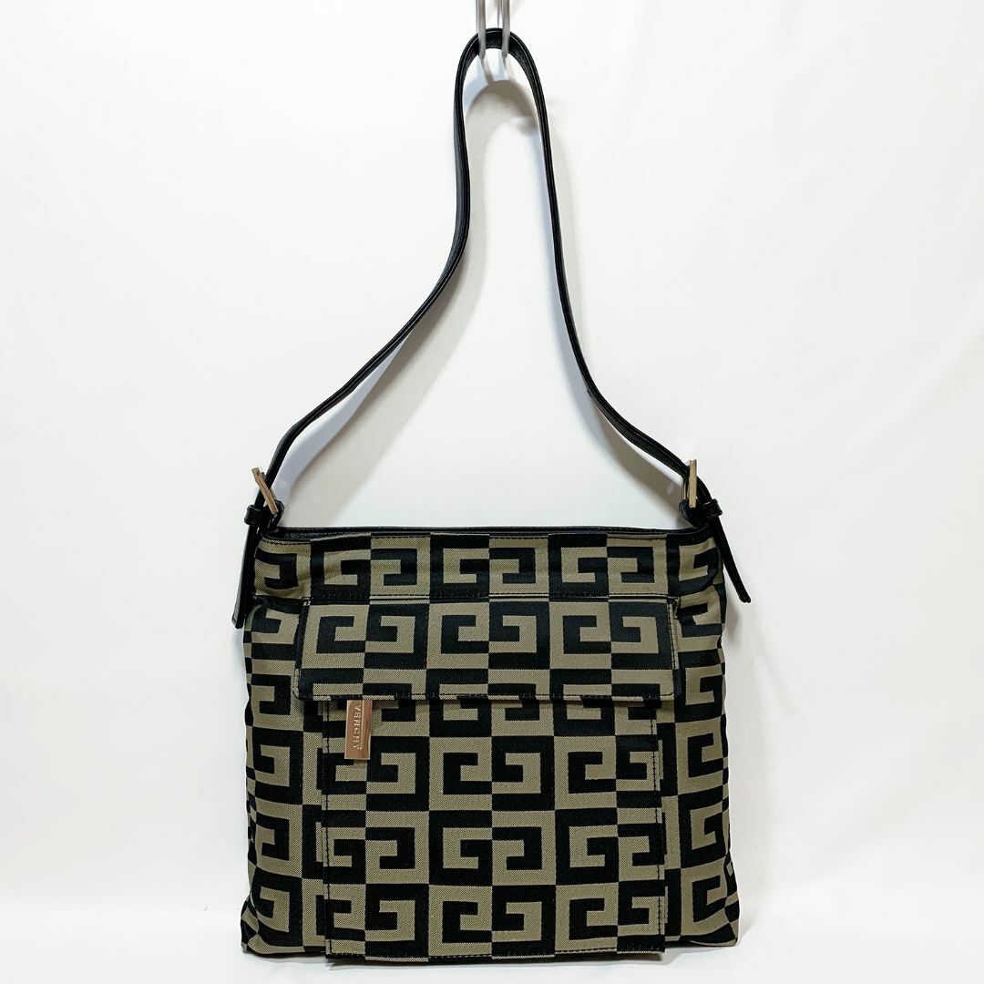 GIVENCHY - 【美品】GIVENCHY ハンドバッグ Gロゴ総柄 GIVENCHY - 【美品】GIVENCHY ハンドバッグ Gロゴ総柄