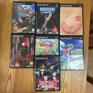 プレイステーション2(PlayStation2)のまとめ　セット　ゲーム　PS2　 バイオハザード　モンスターハンター 蚊(家庭用ゲームソフト)