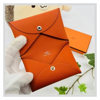 HERMES - エルメス カルヴィ B刻印 コインケース カードケース HERMES - エルメス カルヴィ B刻印 コインケース カードケース