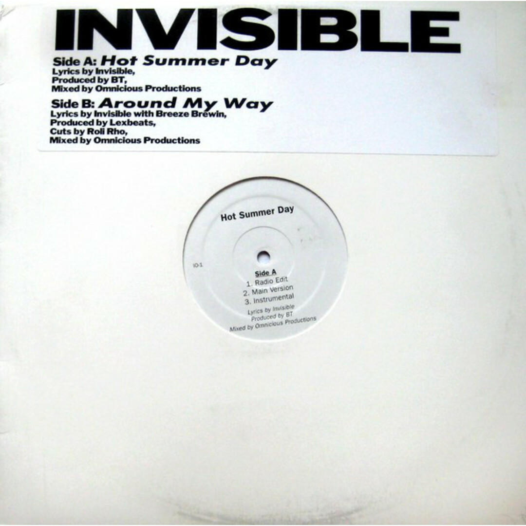 米12" Invisible Hot Summer Day / Around My Way IO1 Omnicious Productions /00250 エンタメ/ホビーのエンタメ その他(その他)の商品写真