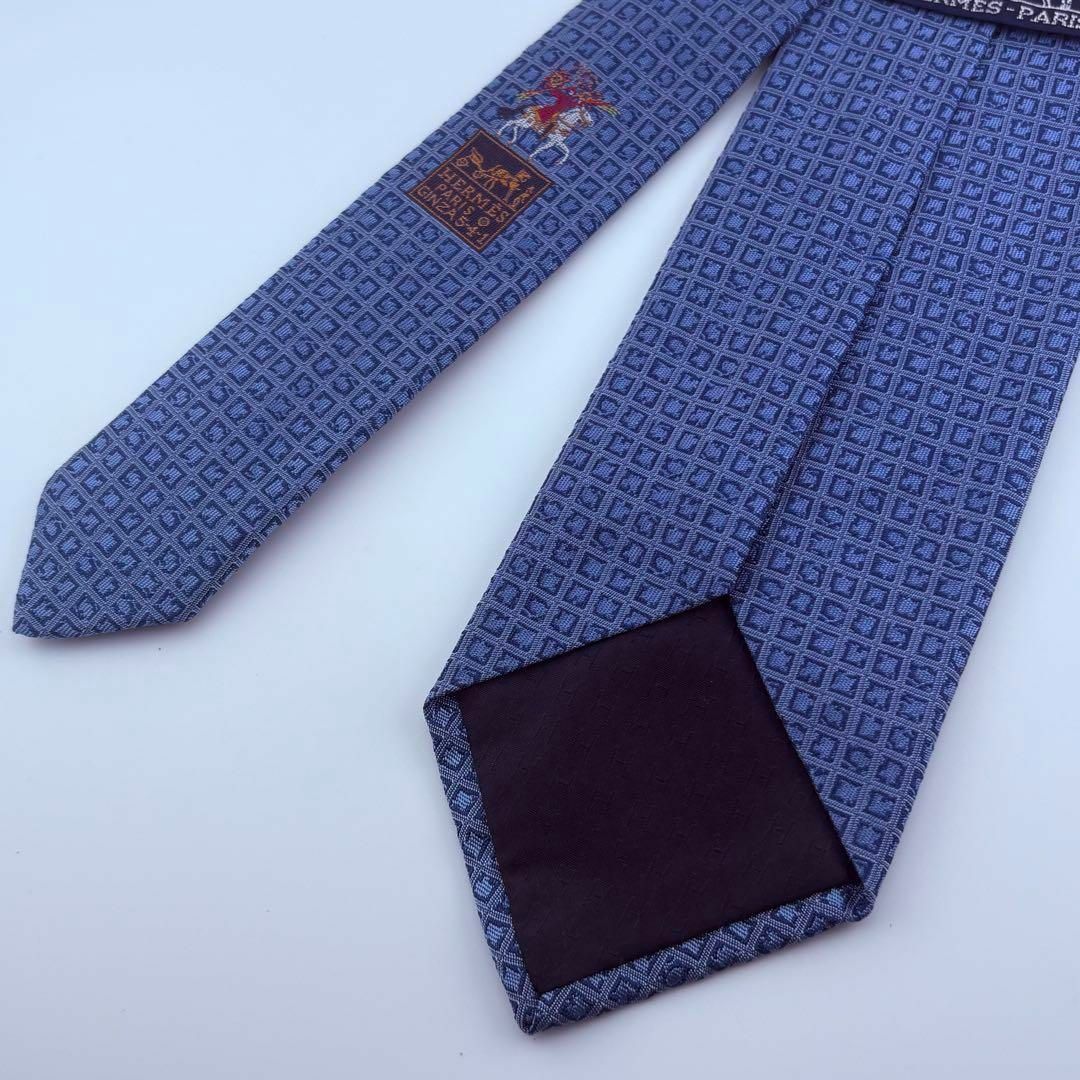 HERMES - Hermes' Ginzaネクタイ 新品未使用箱タグ付き 現行柄の HERMES - Hermes' Ginzaネクタイ 新品未使用箱タグ付き 現行柄の