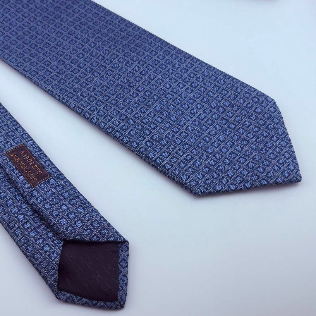 HERMES - Hermes' Ginzaネクタイ 新品未使用箱タグ付き 現行柄の HERMES - Hermes' Ginzaネクタイ 新品未使用箱タグ付き 現行柄の