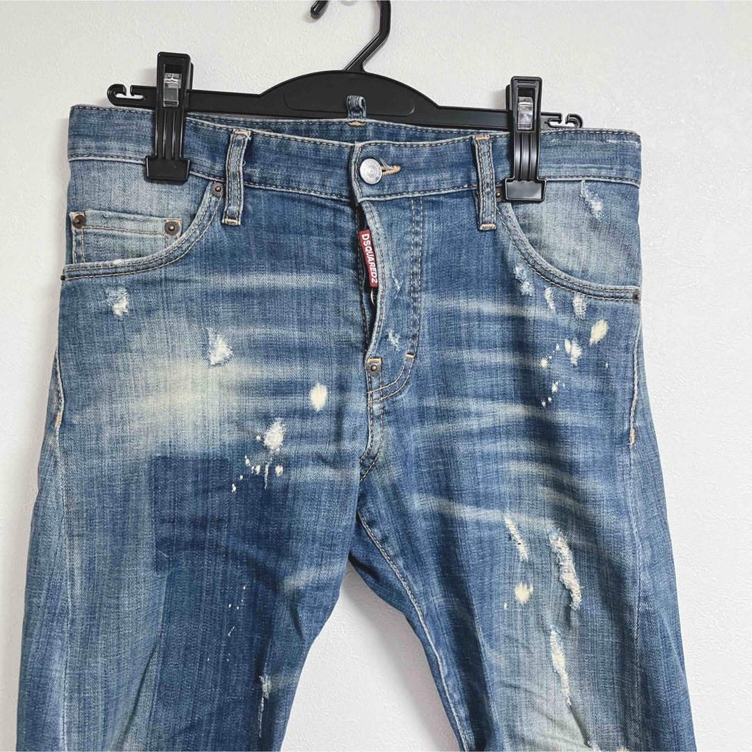 DSQUARED2 - DSQUARED2 ディースクエアード ダメージ デニム 42 DSQUARED2 - DSQUARED2 ディースクエアード ダメージ デニム 42