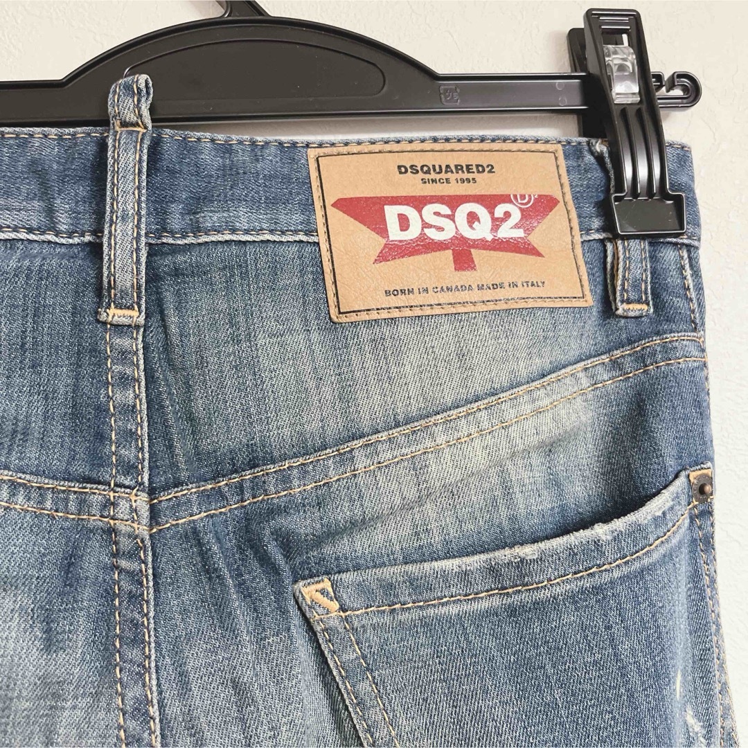 DSQUARED2 - DSQUARED2 ディースクエアード ダメージ デニム 42 DSQUARED2 - DSQUARED2 ディースクエアード ダメージ デニム 42