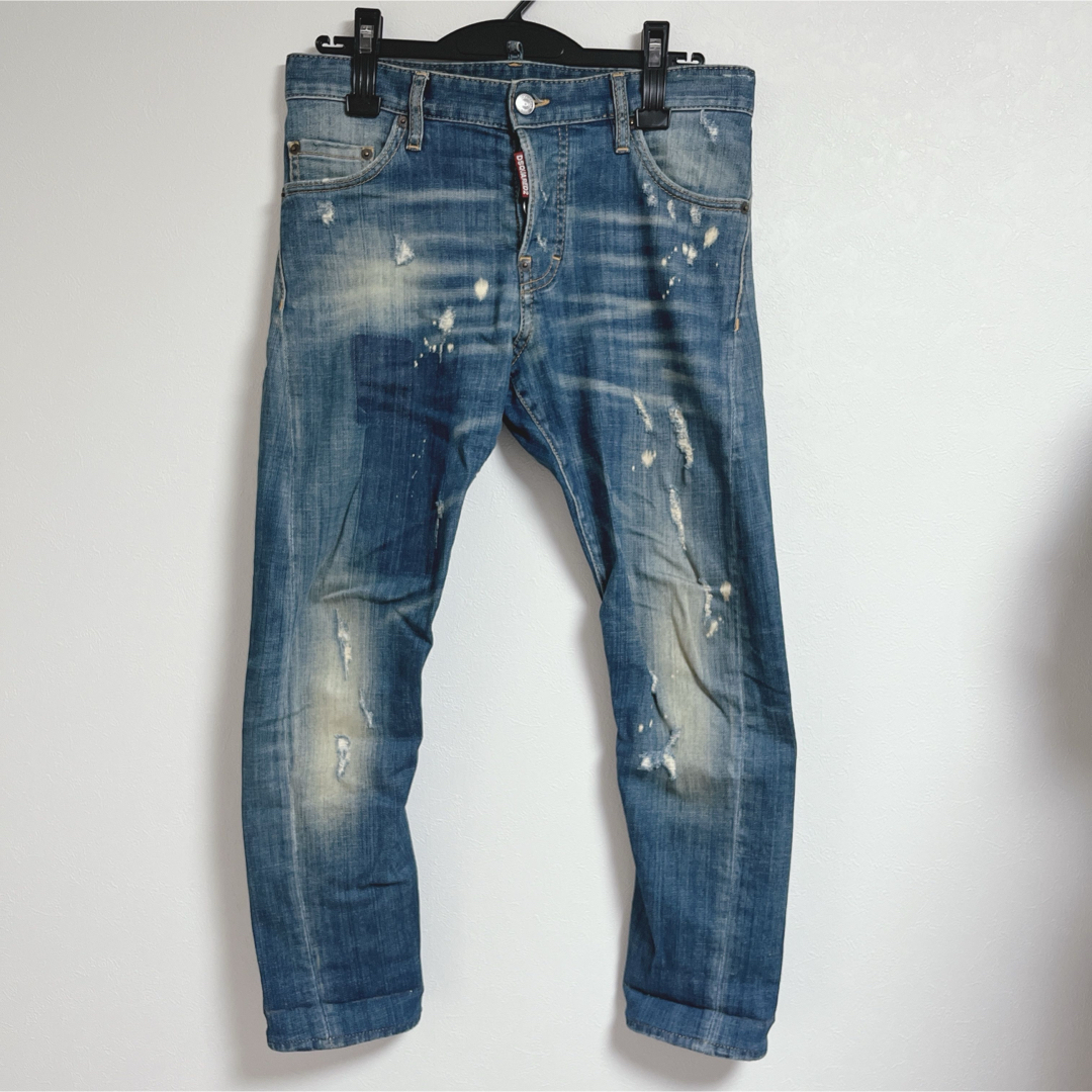 DSQUARED2 - DSQUARED2 ディースクエアード ダメージ デニム 42 DSQUARED2 - DSQUARED2 ディースクエアード ダメージ デニム 42