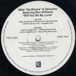 米12” Mike Da Wizard & Demarko Will You Be My Lover FGO1003PROMO Fuego Recordings プロモ /00250(その他)