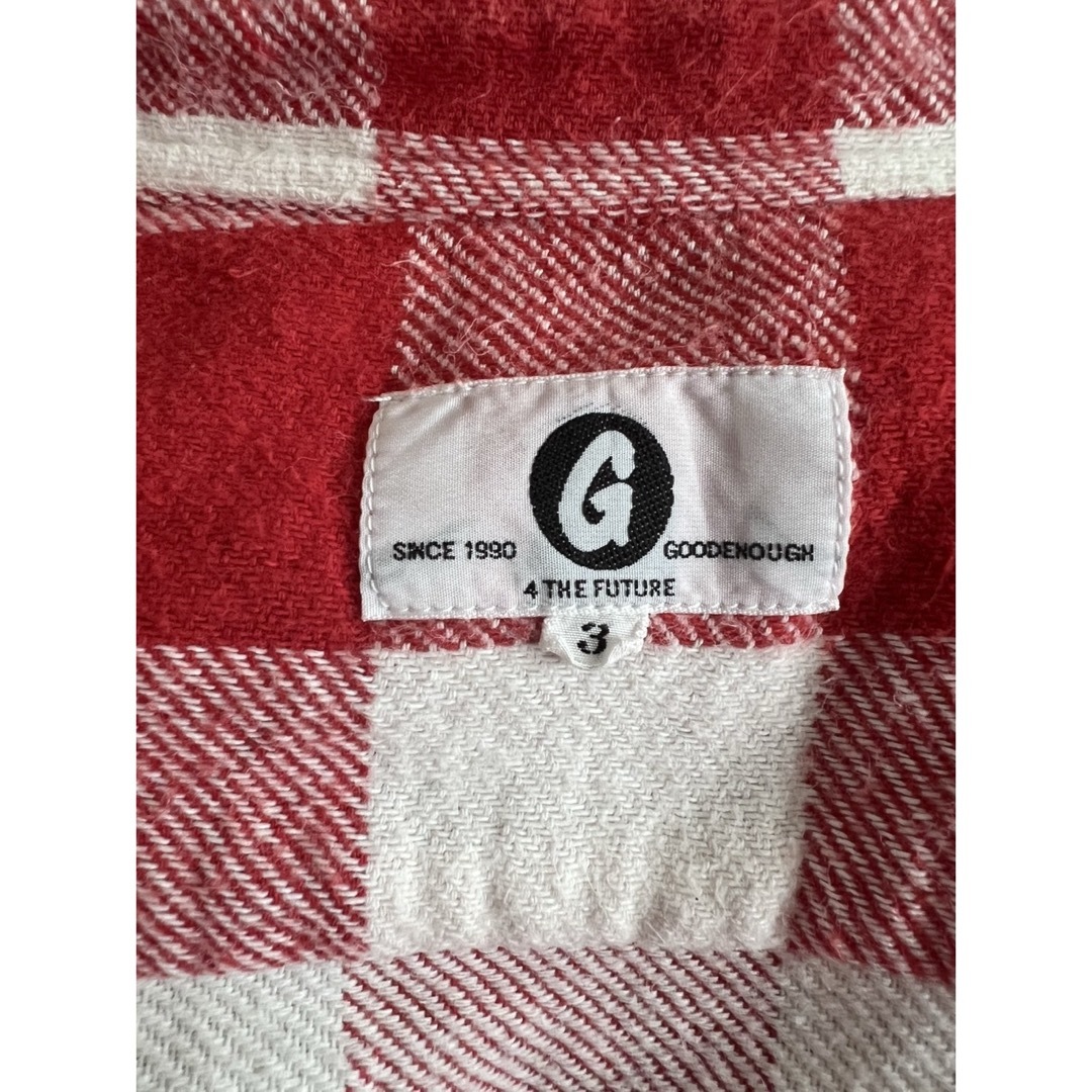 GOODENOUGH - GOOD ENOUGH グッドイナフ ネルシャツ 長袖の通販 GOODENOUGH - GOOD ENOUGH グッドイナフ ネルシャツ 長袖の通販