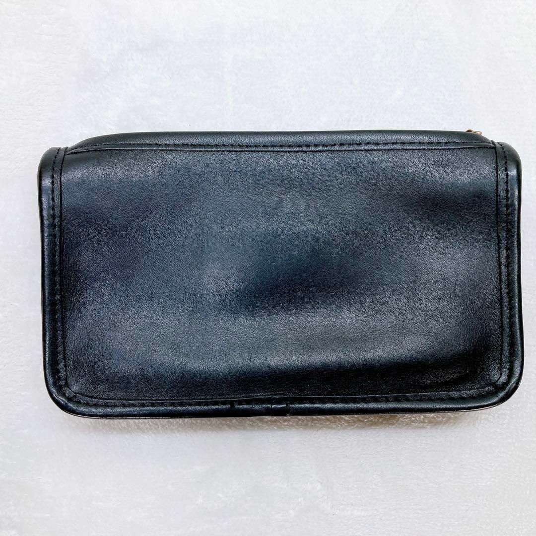 COACH - ✨美品✨COACH オールドコーチ ポーチ レザー ブラック COACH - ✨美品✨COACH オールドコーチ ポーチ レザー ブラック