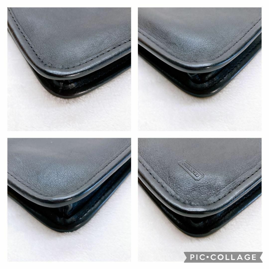 COACH - ✨美品✨COACH オールドコーチ ポーチ レザー ブラック COACH - ✨美品✨COACH オールドコーチ ポーチ レザー ブラック